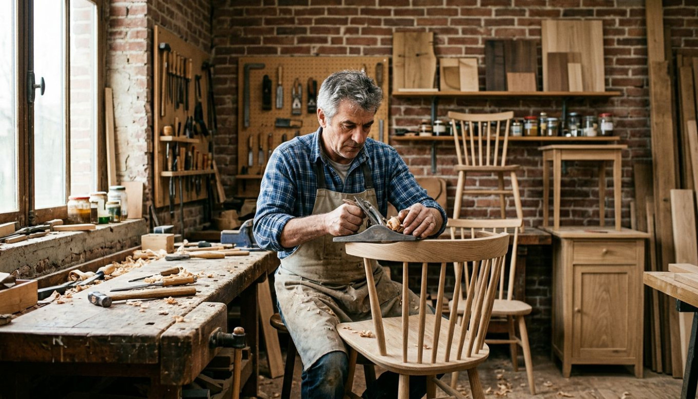 Derrière chaque pièce, une histoire : immersion dans l’univers du mobilier artisanal